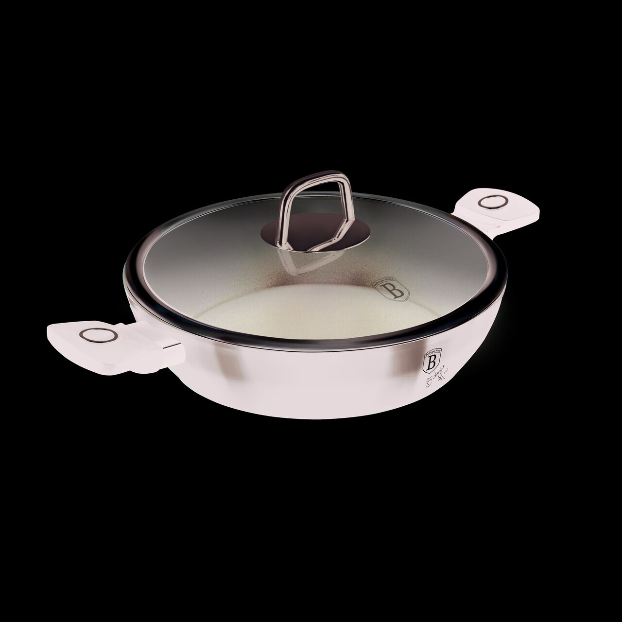 Oala cu capac Berlinger Haus, Black Vantage, 30 cm, 4.5 L, aluminiu forjat, negru lucios - imagine 6